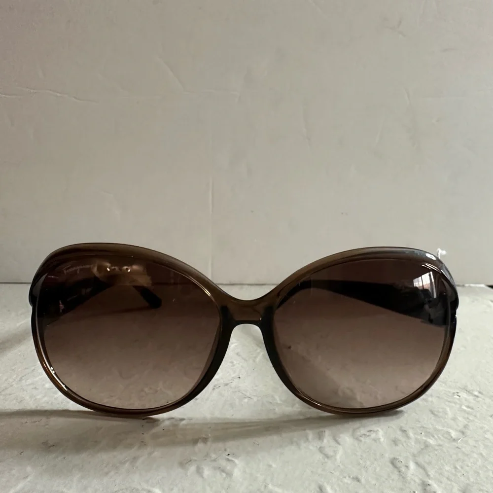 Ferragamo Womens Rounded Sunglasses